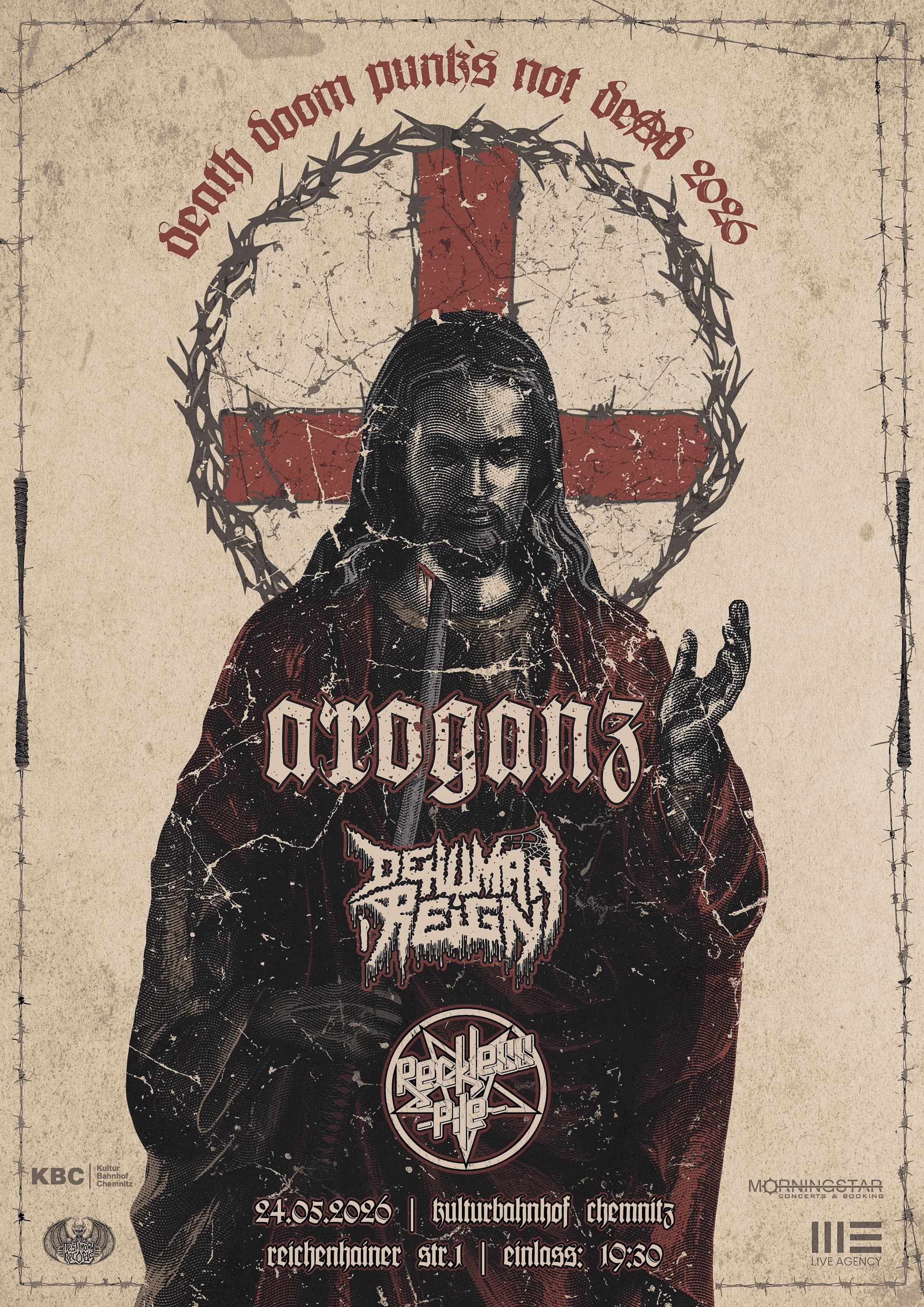 DEATH DOOM PUNKS NOT DEAD TOUR 2026