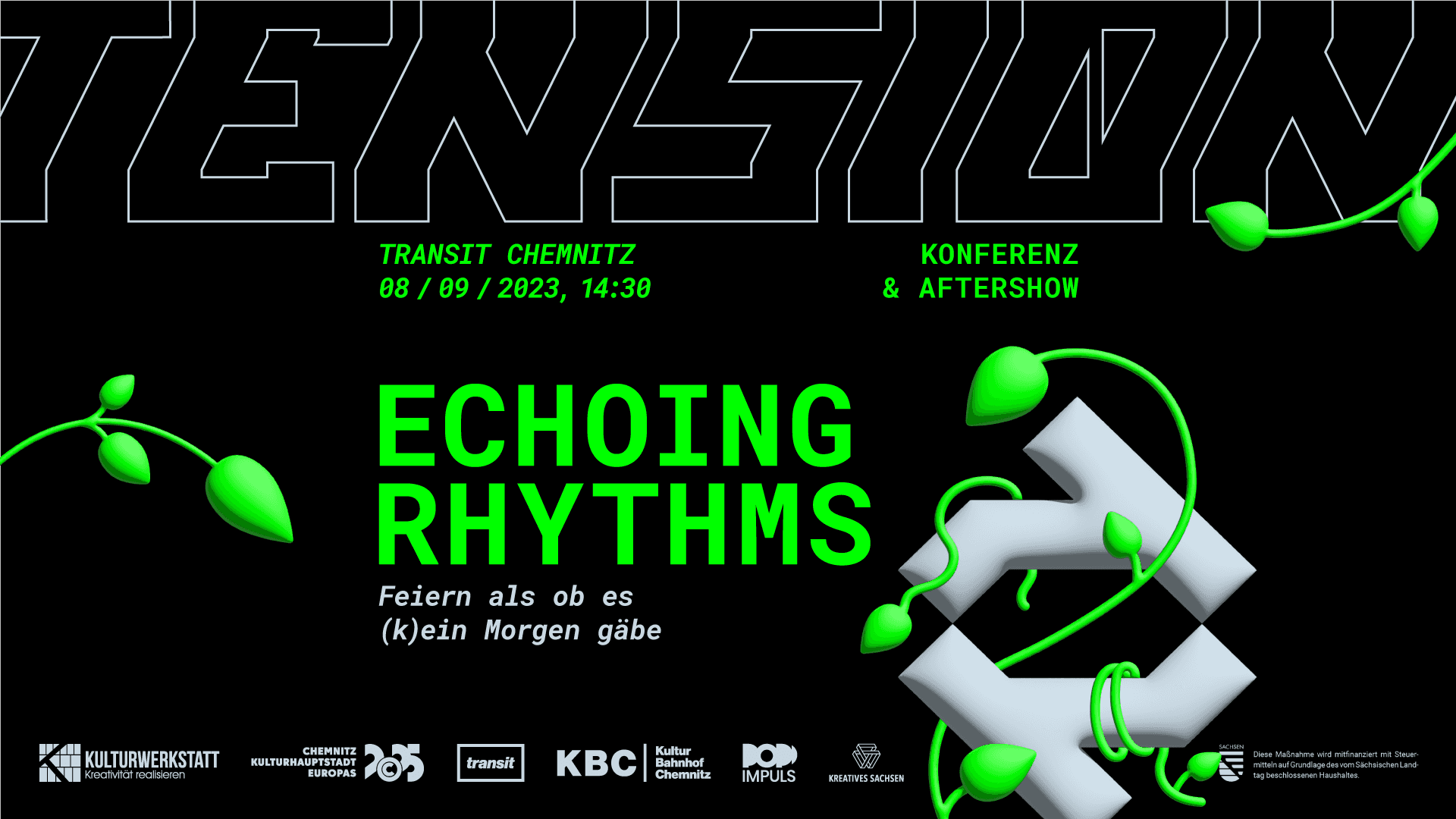 ECHOING RHYTHMS - Feiern als ob es (k)ein Morgen gäbe [Konferenz + Aftershow]
