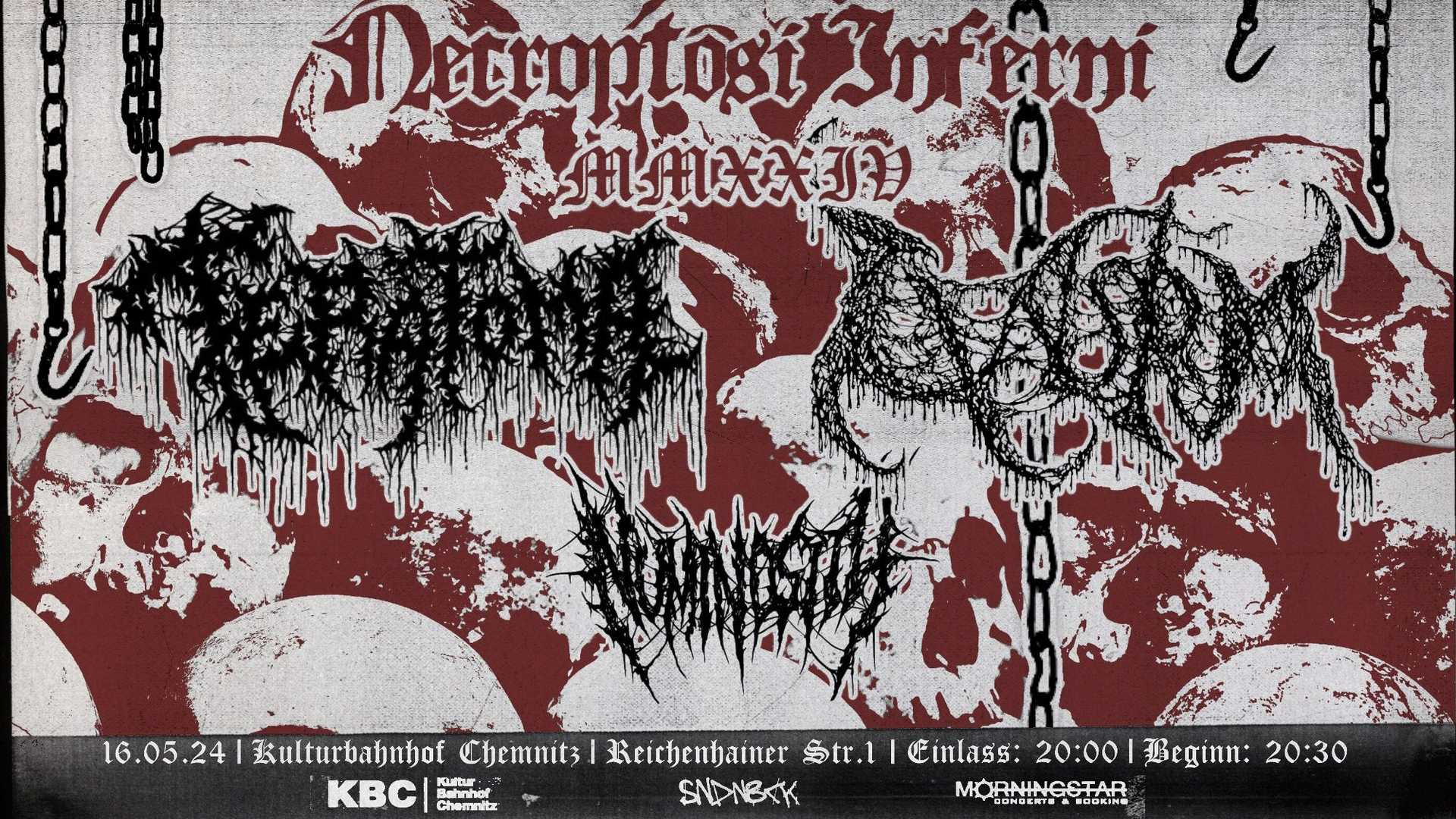 Necroptosy Inferi Europa Tour