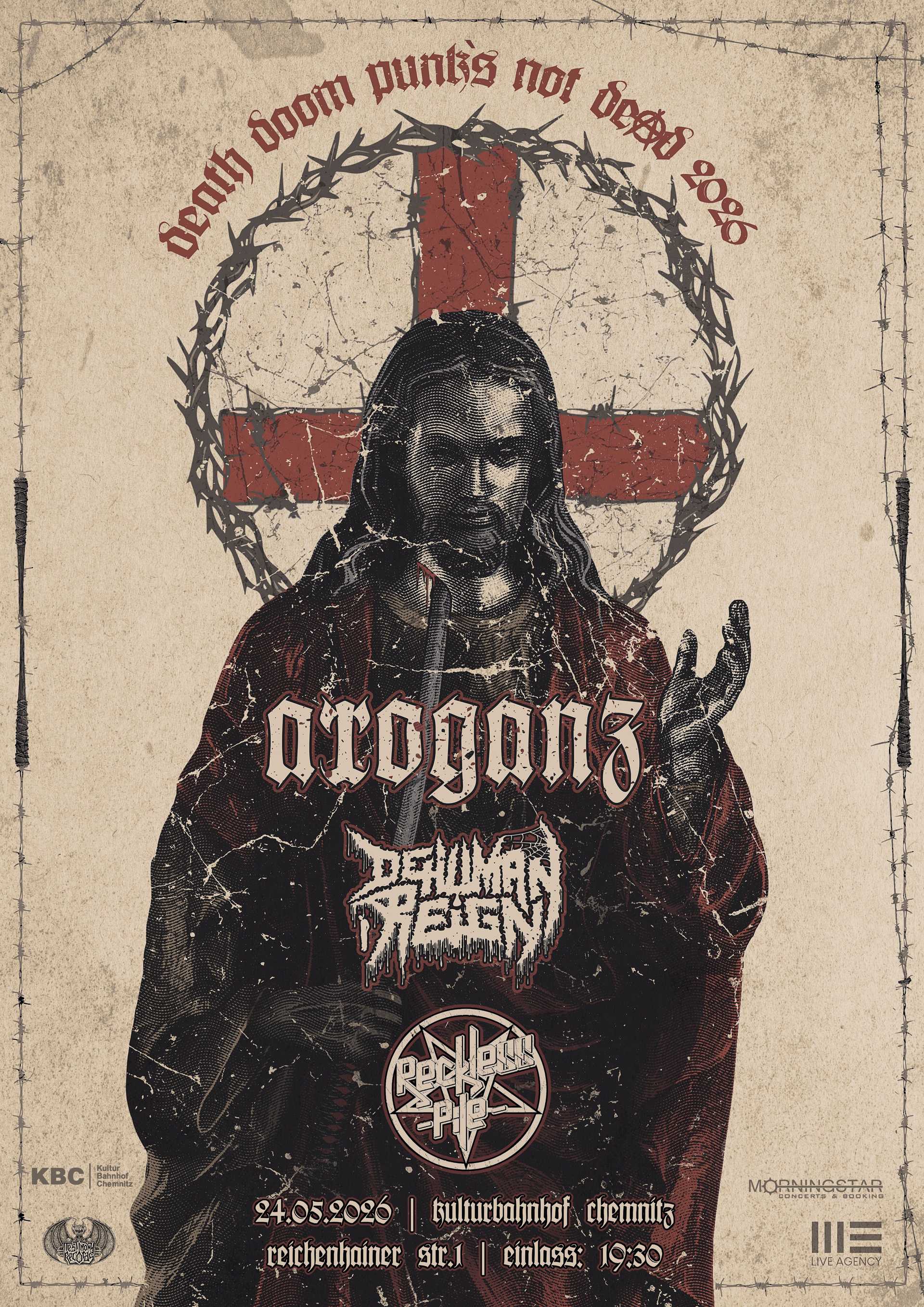 DEATH DOOM PUNKS NOT DEAD TOUR 2026